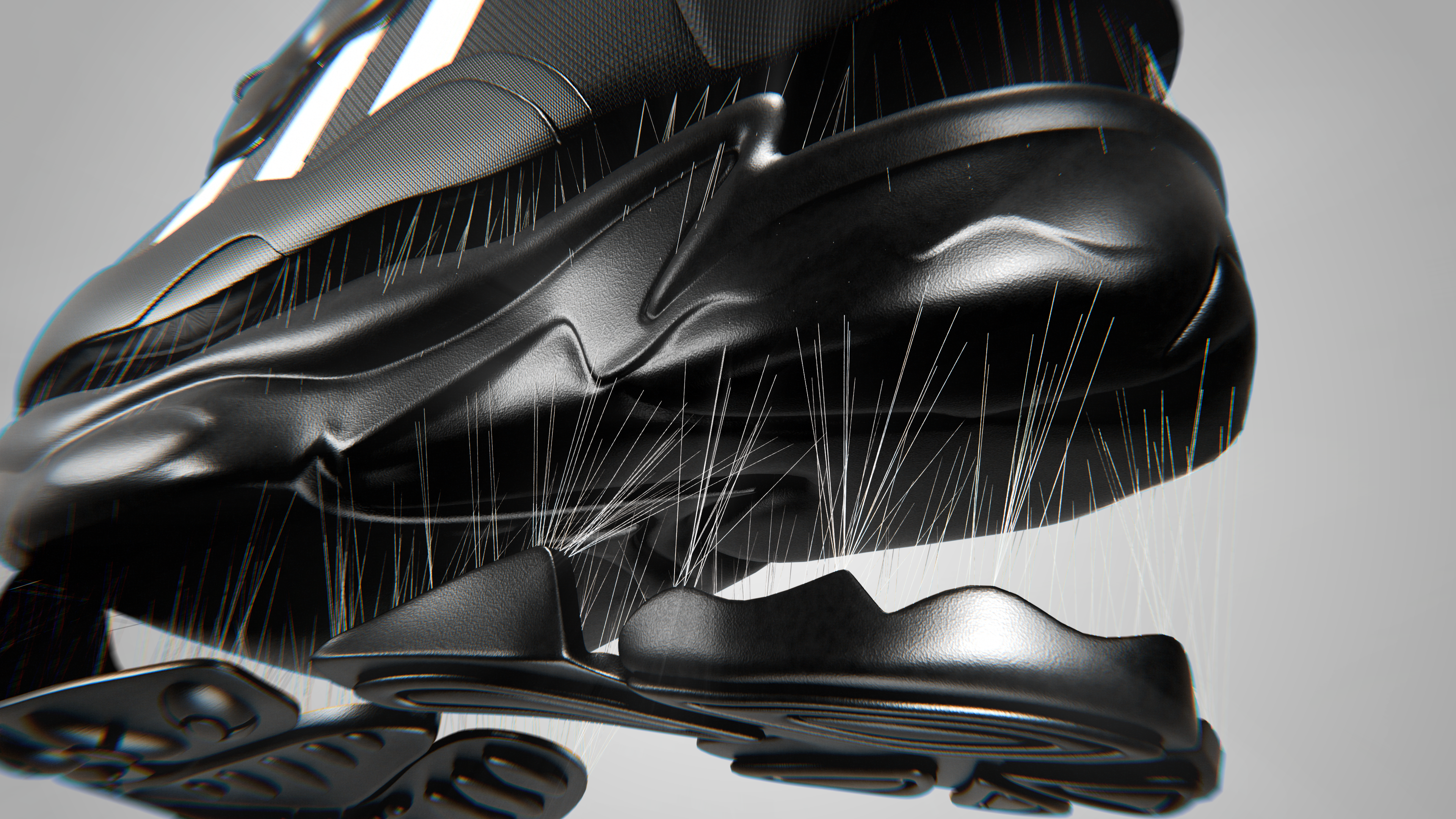 Studio Pulse shoe CGI project visual